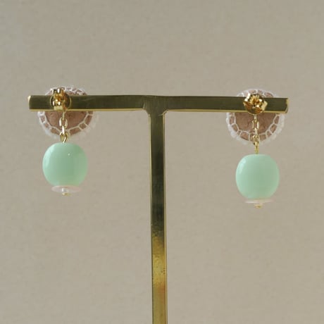 fluffy jewel / earring