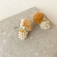 【 tsubomi 】ピアス_beige