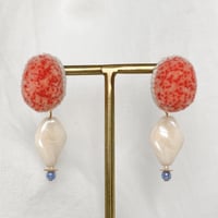 fluffy jewel / earring