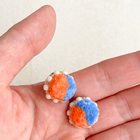 bico_orange×blue ピアス