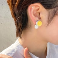 【 tsubomi 】イヤリング yellow