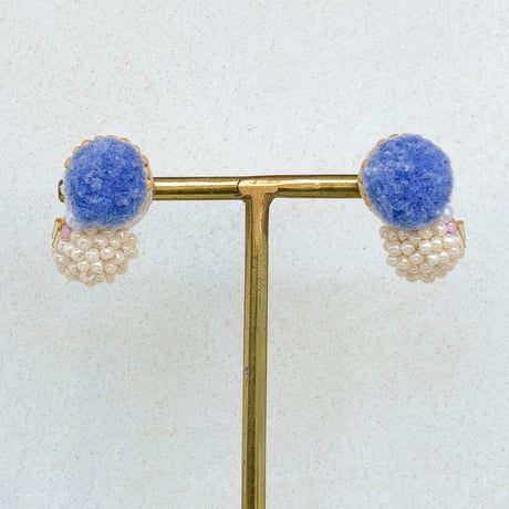【 tsubomi 】blue ピアス・イヤリング