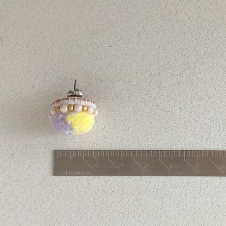 bico_yellow×purple ピアス