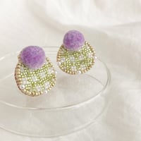 【 uroko 】_ lavender ピアス・イヤリング
