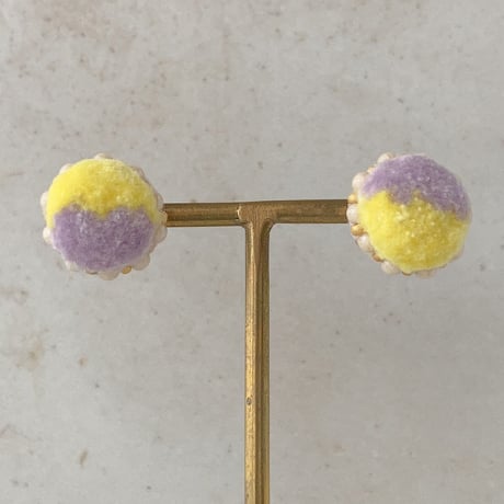 bico_yellow×purple ピアス