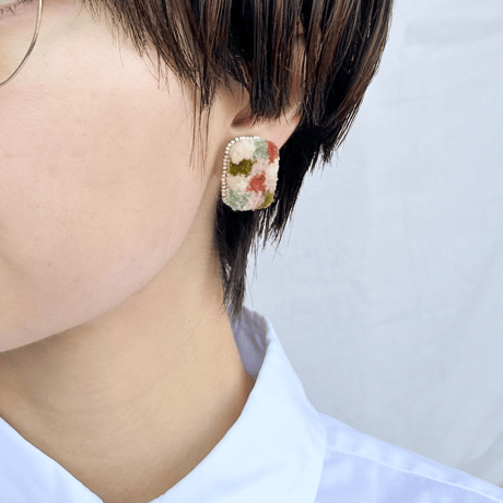 【全2色】Canvas ピアス・イヤリング