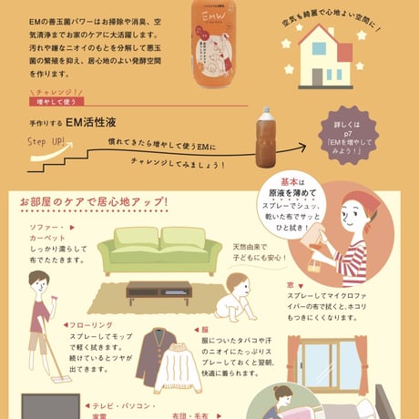 ハウスケア用発酵液　EMW〜自然の力で暮らし綺麗！