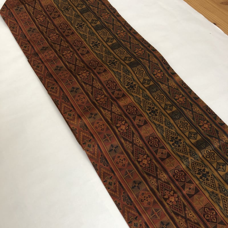 ぴーちゃん: 多ち花 更紗全通柄 名古屋帯 ぴーちゃん: 多ち花 更紗全通