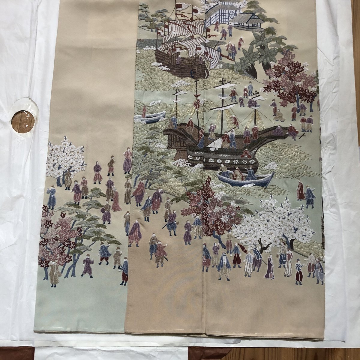 和装 訪問着 留袖 ベージュ 花柄刺繍 刺繍の訪問着で人気・おすすめ商品｜着物レンタル・通販【きもの