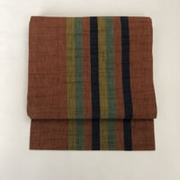 未使用品・しつけ糸付き】名古屋帯 NO-14 エンジ地 | リサイクルの着物 未使用品・しつけ糸付き】名古屋帯 NO-14 エンジ地 | リサイクルの着物