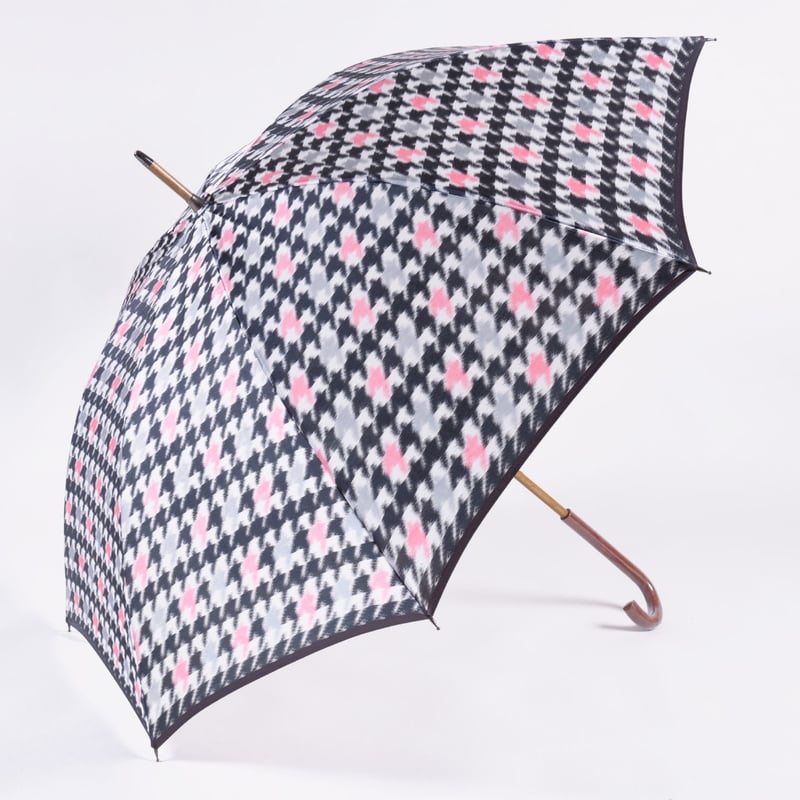千鳥/ピンク | 舟久保織物オンラインストア|長く愛用できる日本製の高級傘