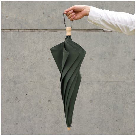 FOLDLESS UMBRELLA -MOSS GREEN-