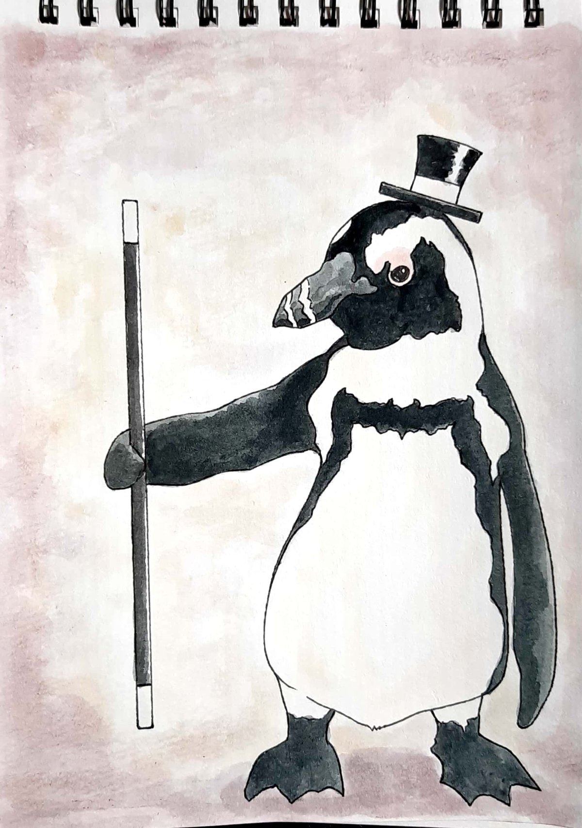 ペンギン　カード　額縁 オンラインストア】4/25は「世界ペンギンの日」♪コラボそえぶみ箋をご