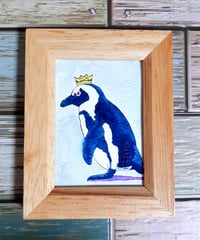 水彩画｢キング？ペンギンさん｣