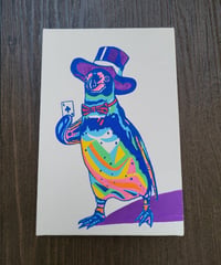 POSCAアート｢マジシャンペンギン｣