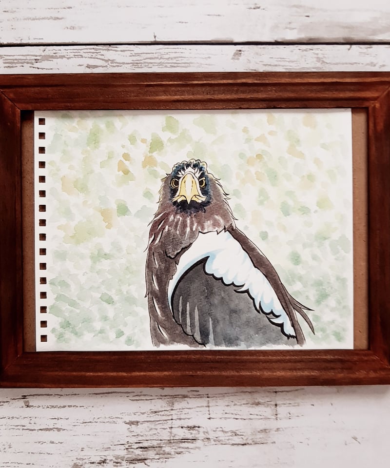 美術品・アンティーク・コレクション 水彩画「マジシャンゴリラさん