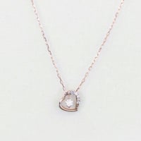 agete✾鳥モチーフ ネックレス K10YG/K10WG