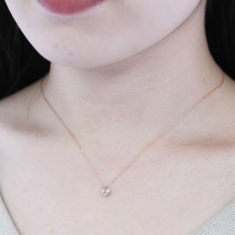 Douxmiere ★ K18PGダイヤモンドネックレス K18PGダイヤモンドネックレス