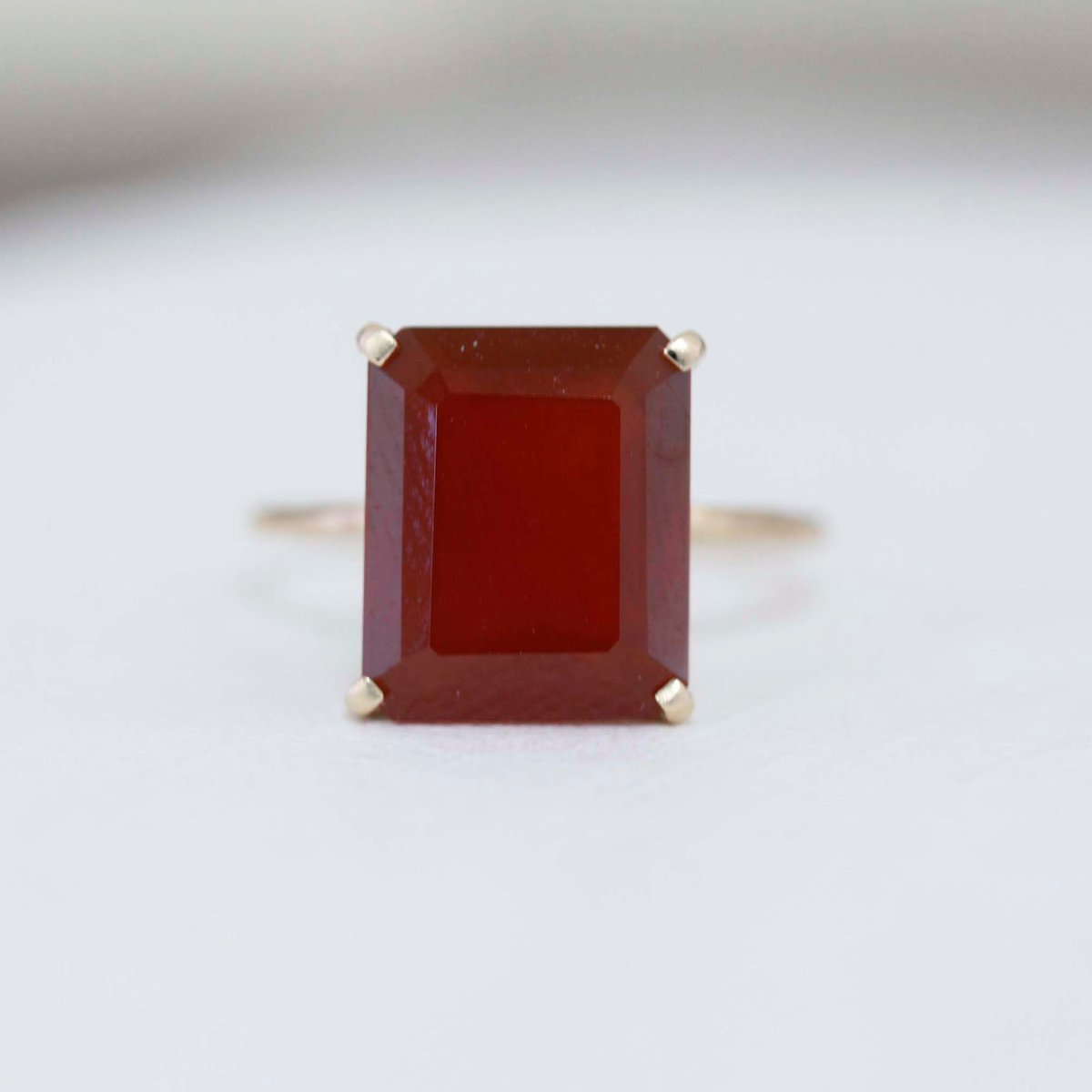 K10YG カーネリアン リング #12 | erudo's STORE