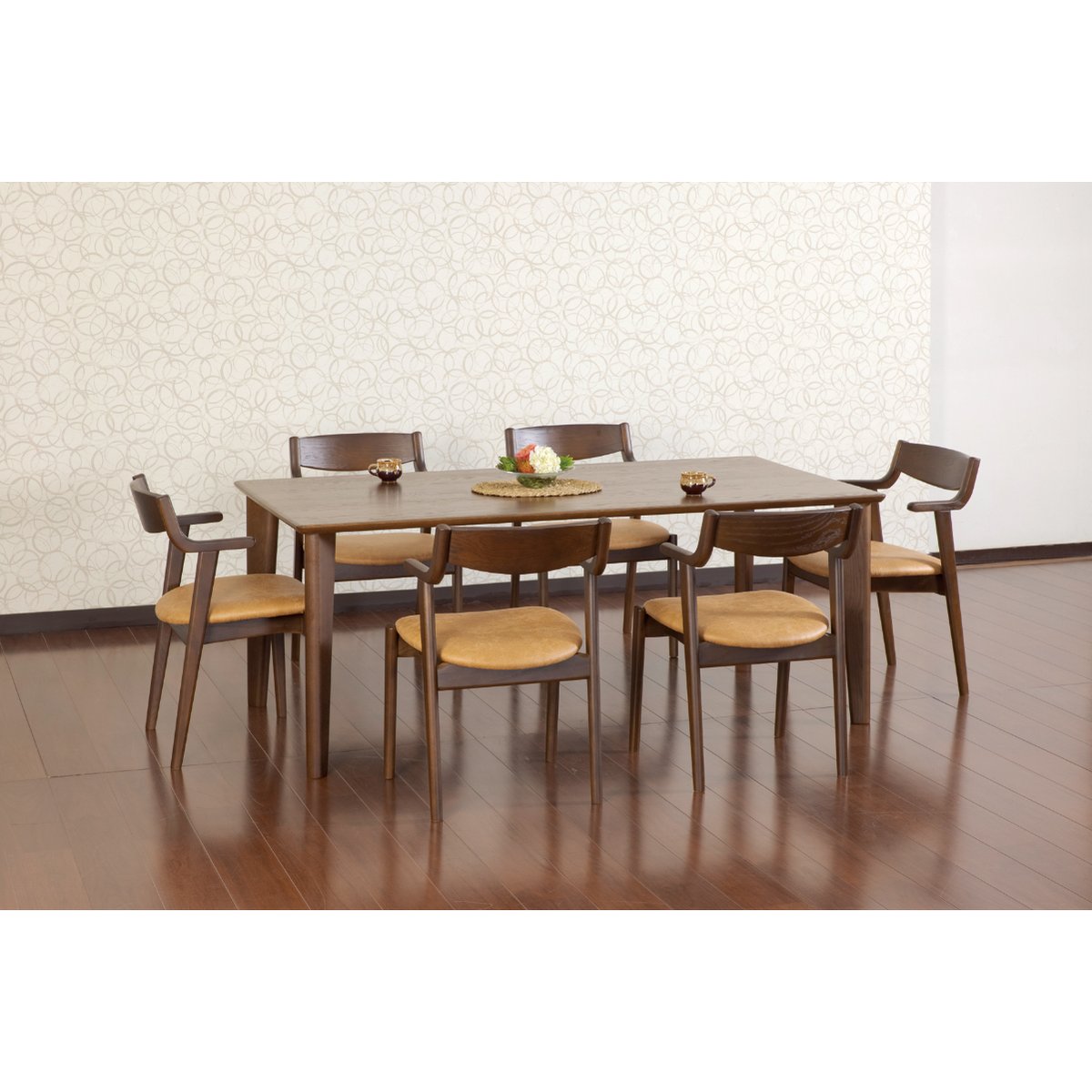 Rifaction ハーフアームチェア DCA-879 (オーク材)/イバタインテリア