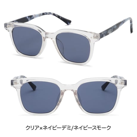 【4colors】<High Grade Series>アセテートフレーム スクエアサングラス<No.8504>PU leather case