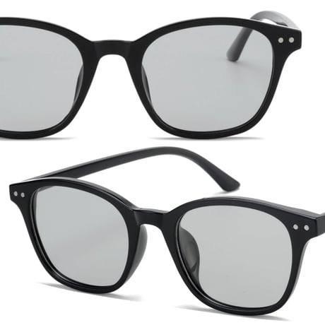 調光・偏光レンズ【5colors】ウェリントンサングラス/UV99%cut/Ladies'・Men's<No.2965PH>