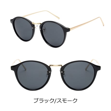 【5colors】ボストンコンビサングラス/UV99%cut/Ladies'・Men's <No.2898>PU leather case