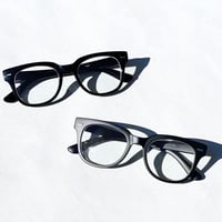 【6colors】ウェリントンクリアグラス/UV99%cut/Ladies'・Men's <No.2853>PU leather case