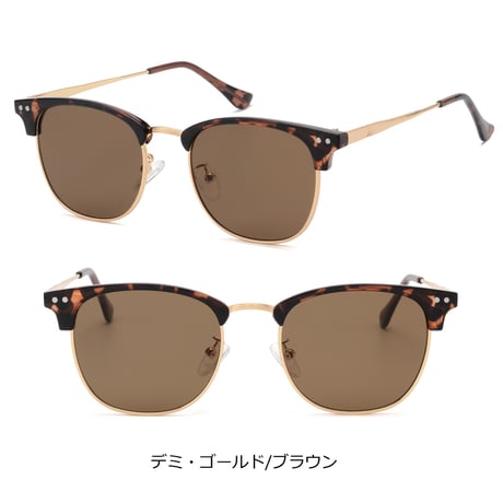 【7colors】ナローサーモント/ブローフレームサングラス・グラス/UV99%cut/Ladies'・Men’s<No.2982>