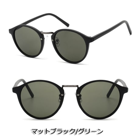 【6colors】ボストンスモークレンズサングラス/UV99%cut/Ladies'・Men's<No.2854>PU leather case