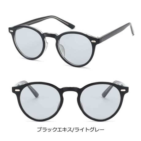 【8colors】ボストンフレームサングラス/UV99%cut/Ladies'・Men's  <No.2972>PU leather case