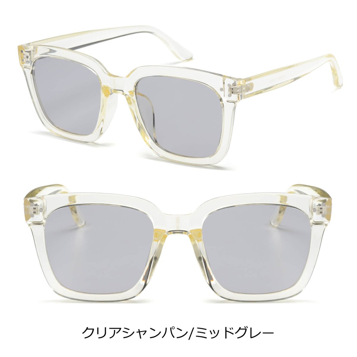7colors】ワイドスクエアサングラス/UV99%cut/Ladies'・Men's < 7colors】ワイドスクエアサングラス/UV99%cut/Ladies'・Men's <