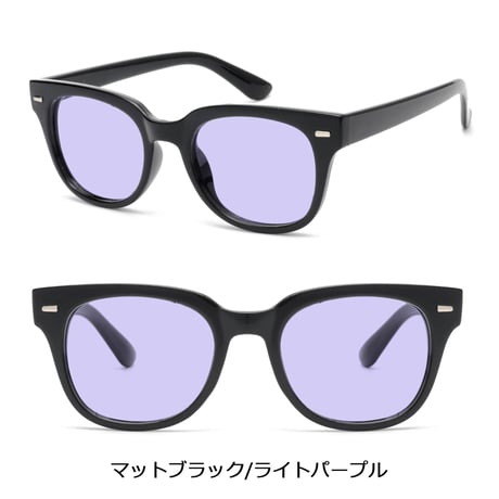 【6colors】ウェリントンカラーレンズサングラス/UV99%cut/Ladies'・Men's <No.2853>