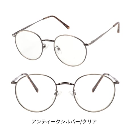 【4colors】ラウンドフレームサングラス・グラス/UV99%cut/Ladies'・Men's <No.3550>PU leather case