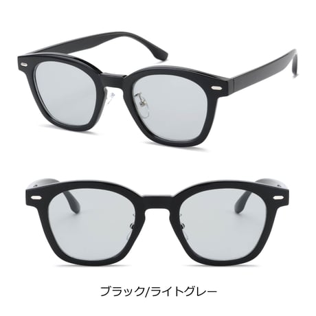 【9colors】ウェリントンフレームサングラス/UV99%cut/Ladies'・Men's  <No.2970>PU leather case