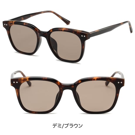【4colors】<High Grade Series>アセテートフレーム スクエアサングラス<No.8504>PU leather case