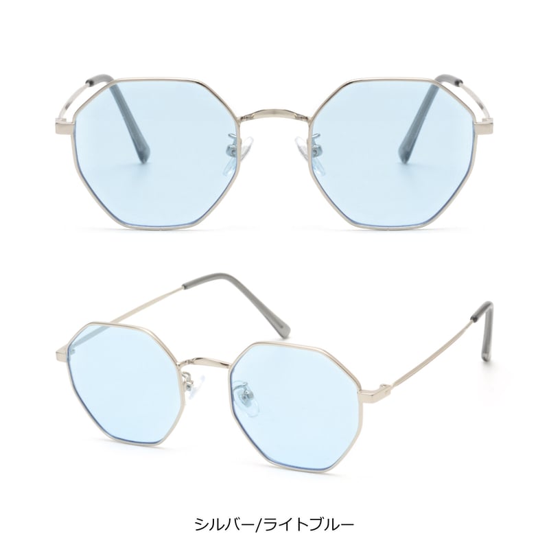 7colors】オクタゴメタルフレームサングラス/UV99%cut/Ladies 7colors】オクタゴメタルフレームサングラス/UV99%cut/Ladies