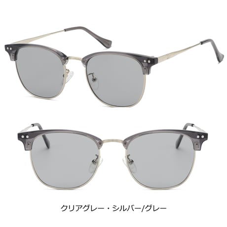 【7colors】ナローサーモント/ブローフレームサングラス・グラス/UV99%cut/Ladies'・Men’s<No.2982>