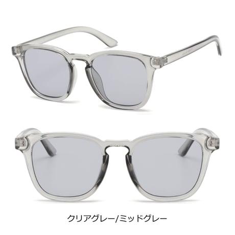 新色追加【8colors】スクエア サングラス/UV99%cut/Ladies'・Men's<No.2958>PU leather case
