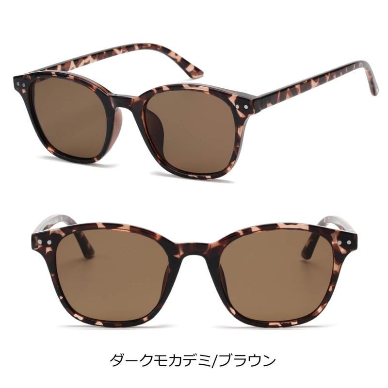 7colors】ウェリントンフラットサングラス/UV99%cut/Ladies'・Men's