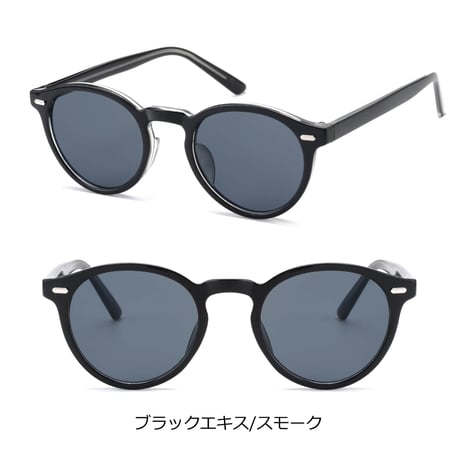 【8colors】ボストンフレームサングラス/UV99%cut/Ladies'・Men's  <No.2972>PU leather case