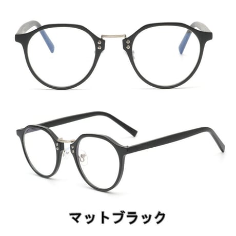 【4colors】PC GLASS ボストン/ブルーライトカット/Ladies'・Men's <No.2953BL>