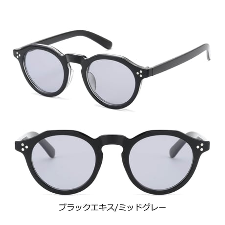 【8colorsクラウンパントフレームサングラス/UV99%cut/Ladies'・Men's  <No.2973>PU leather case