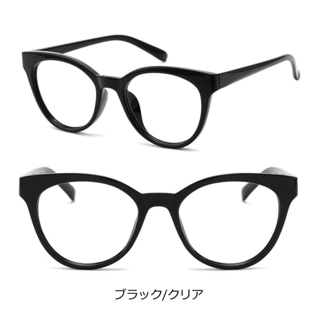 【3colors】キャッツアイメガネ/UV99%cut/Ladies'・Men's  <No.2928>PU leather case