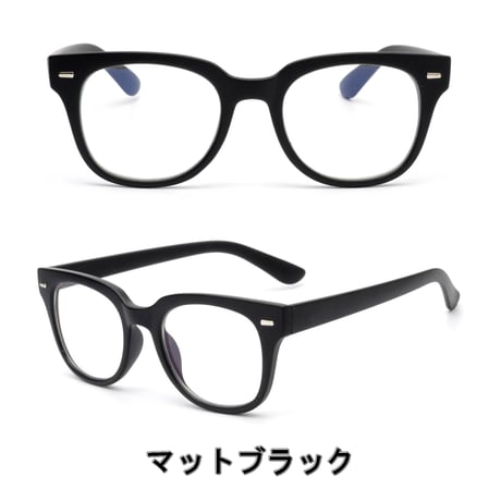 【3colors 】PC GLASS ウェリントン/ブルーライトカット/Ladies'・Men's <No.2853BL>