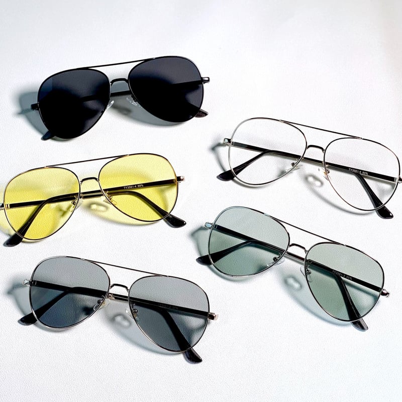 5colors】 ティアドロップサングラス/UV99%cut/Ladies'・Men's < 5colors】 ティアドロップサングラス/UV99%cut/Ladies'・Men's <