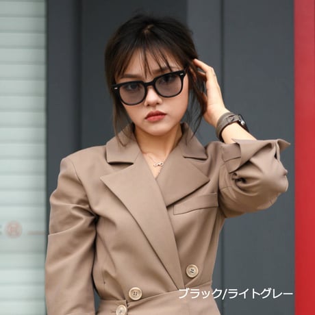 【6colors】ウェリントンカラーレンズサングラス/UV99%cut/Ladies'・Men's <No.2853>