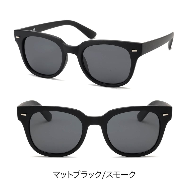 nanala限定品【6colors】偏光ウェリントンフレームサングラス/UV99%cut