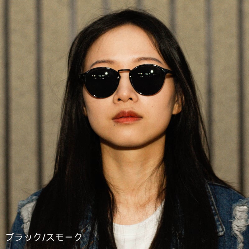 6colors】ボストンスモークレンズサングラス/UV99%cut/Ladies'・Men'