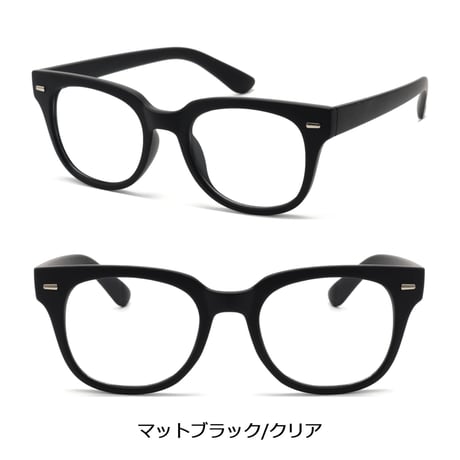 【6colors】ウェリントンクリアグラス/UV99%cut/Ladies'・Men's <No.2853>PU leather case